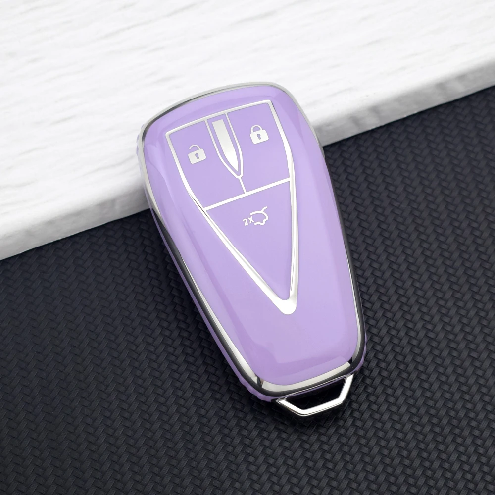 Car Remote Key Case Cover for Changan CS35PLUS CS55PLUS CS75 PLUS Eado UNI-T UNI K 2019 2020 2021 2022 Auto Protect Shell Bag