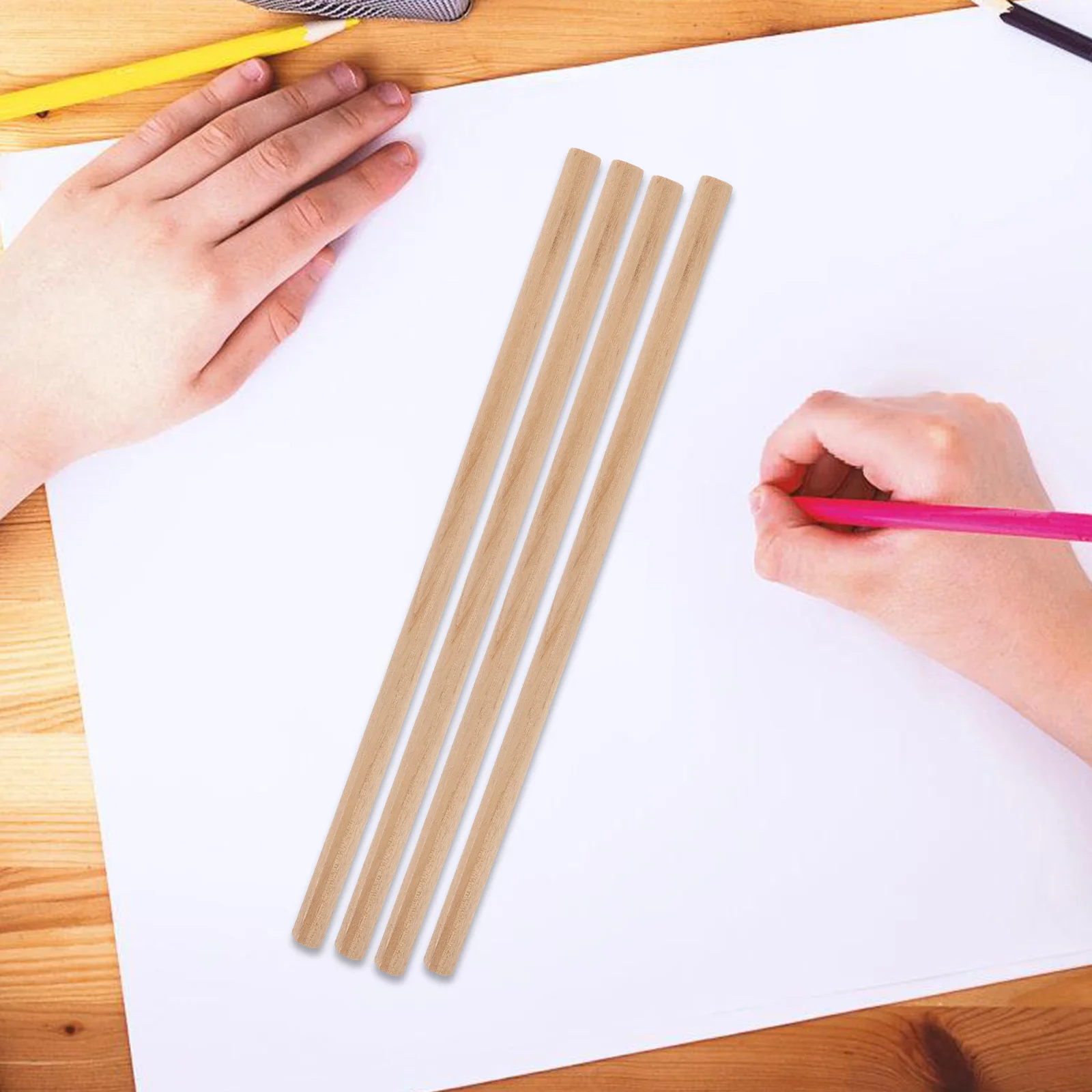 50 قطعة قلم رصاص خشبي رسم رسم اللوحة هدية الطالب الفصول الدراسية المدرسة الكتابة طويلة الأمد عبوات صلبة معتدلة خطوط واضحة #5