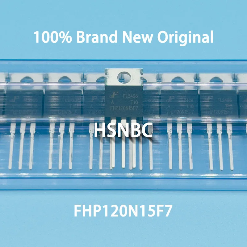 

10Pcs/Lot FHP120N15F7 120N15F7 FHP120N15F7A TO-220 150V 120A MOSFET N-channel Power Transistor 100% New Original