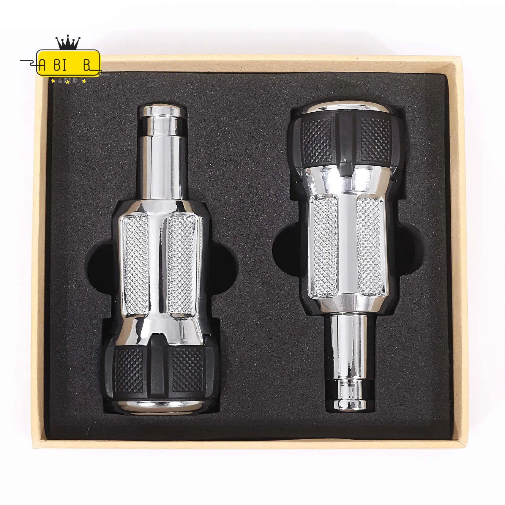 

ABIB -Car Aluminum Alloy Internal Seat Armrest Box Adjustment Knobs Replacement For Land Rover Range Rover Sport 2014-2017