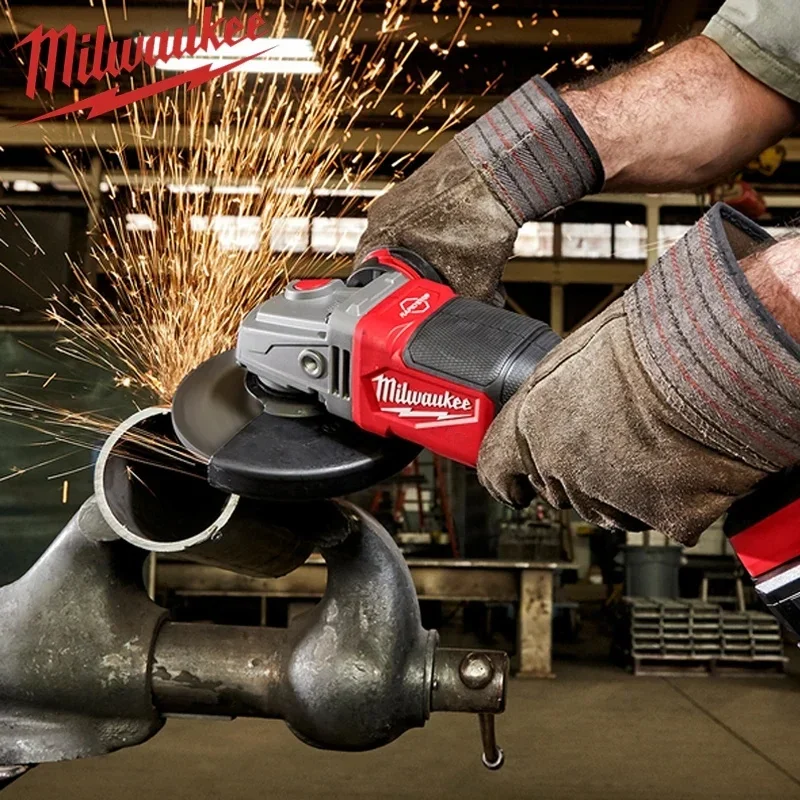 125mm Milwaukee Brushless Angle Grinder Polishing Cutting Machine No-Lock Paddle Switch Electric Cordless Power Tools - Image 5