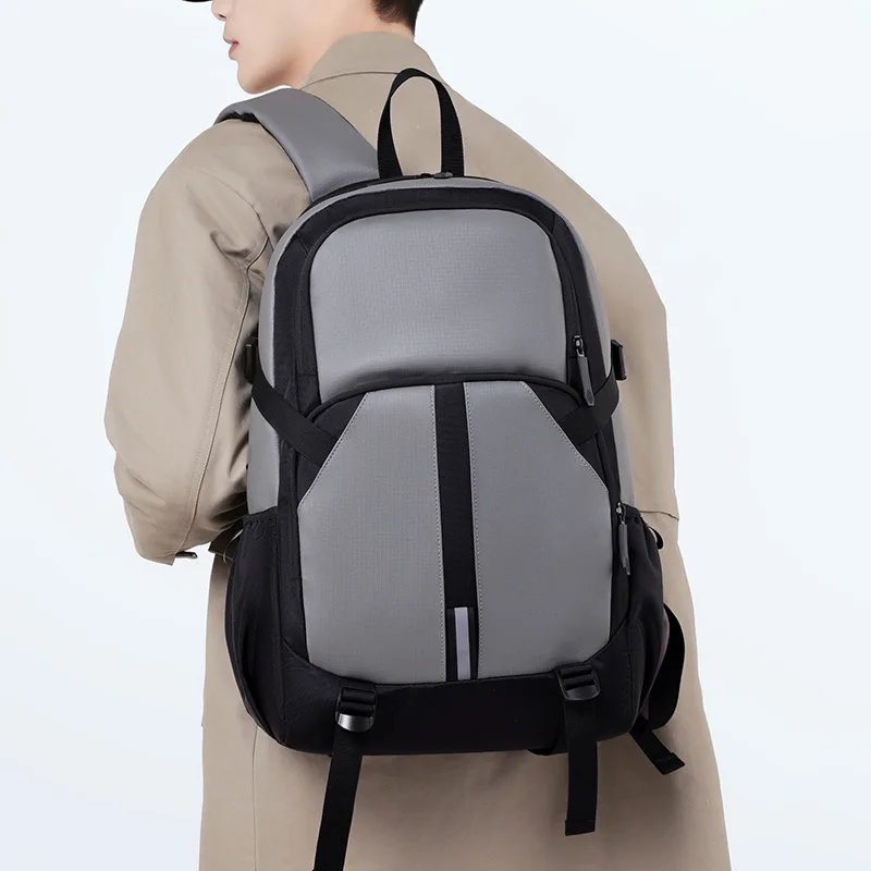 New Men's Large Capacity Casual Business Backpack Commuter Waterproof Computer Backpack Outdoor Travel Backpack