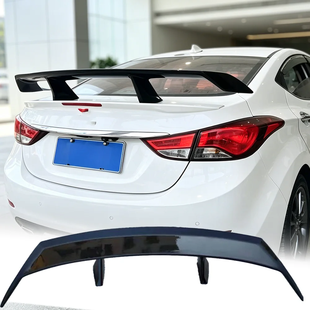 For Langdong Elantra Sonata sedan, universal 100% genuine carbon brazing rear spoiler modification kit for rear trunk spoiler 5