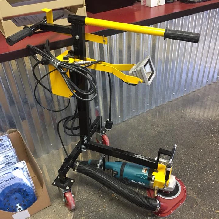 Hand Push Concrete Surfacing Edge Grinding and Polishing Floor Concrete Grinder Polisher Machine Concrete Grinder