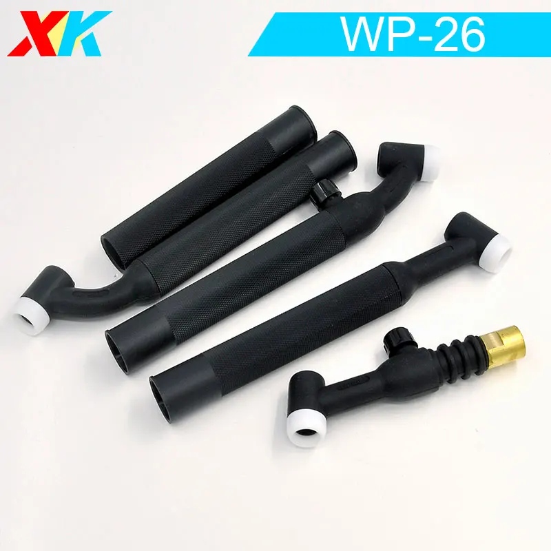 Gas Cooled 26 Series WP26 WP26V 26FV 250A DC 160A AC TIG Welding Torch WP-26F SR-26F Welding Soldering Flexible Head Body