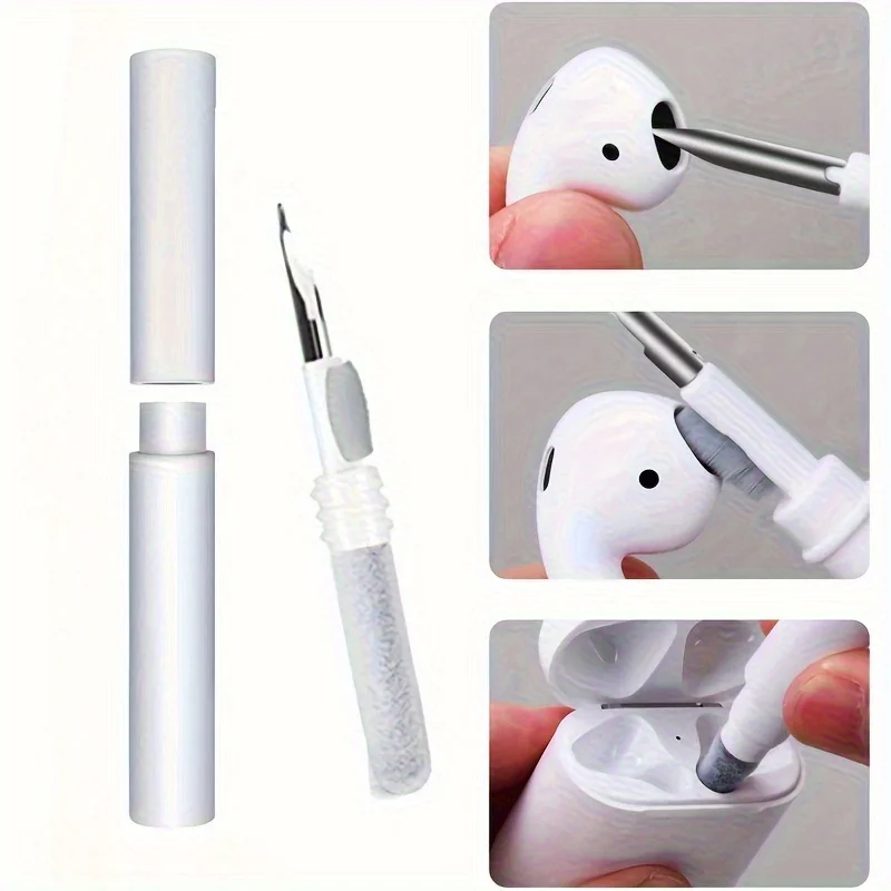 Multifunktionaler Reinigungsstift, weiches Bürstenset für AirPods, iPhone, Ladeanschluss, Ohrhörer, Laptop, iPad Pro, sicheres, präzises tragbares Werkzeug