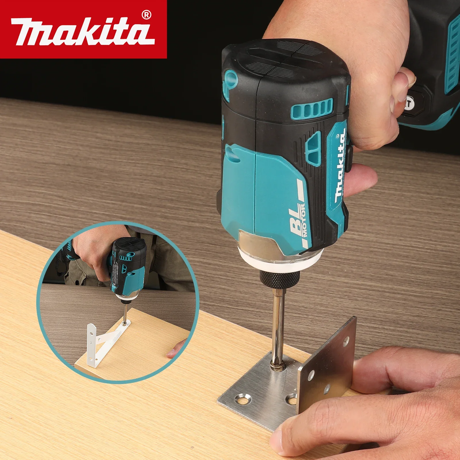 

Бесщеточный аккумуляторный ударный шуруповерт Makita DTD171, электрическая отвертка, электроинструменты, беспроводные дрели для аккумуляторов 18В