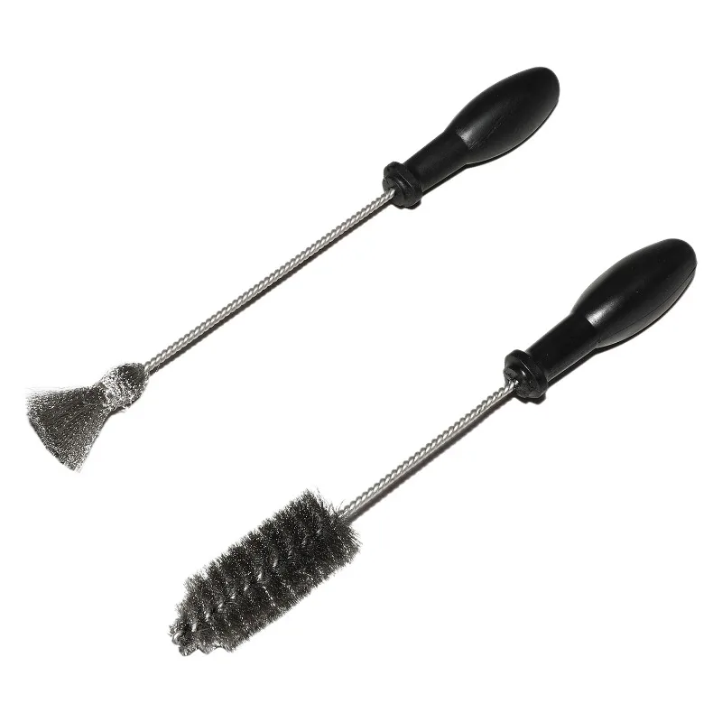 

Automobile Diesel Fuel Injector Cleaning Brush Nozzle Holder Cleaning and Maintenance Tool Iron Brush Metal Special Tool