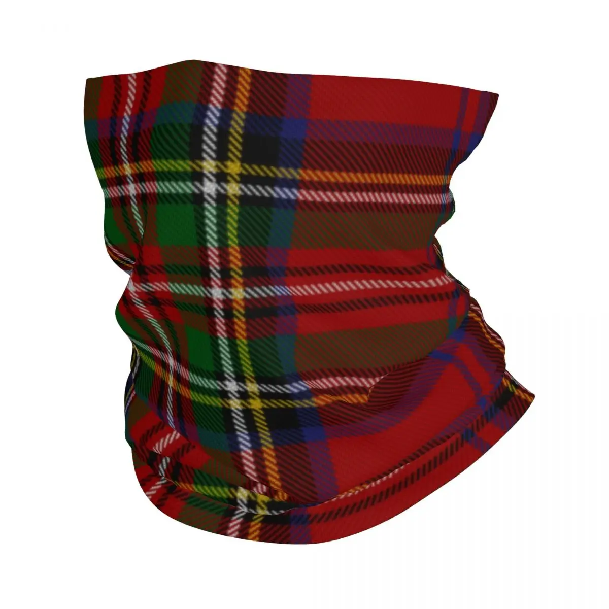 Custom Modern Classic Royal Tartan Plaid Bandana Winter Neck Warmer Men Windproof Wrap Face Scarf for Ski Gaiter Headband