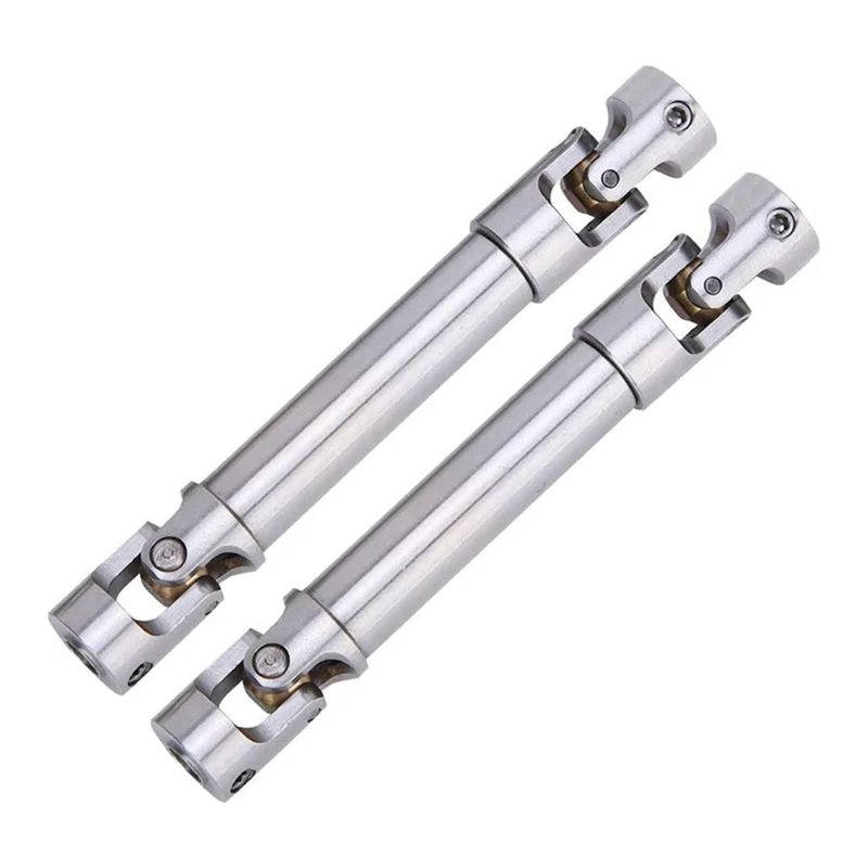 WOWFU-Silver Longitudinal Drive Shaft For SCX10 90046 TRX4 And Other 313MM Wheelbase Hill Climbing Vehicles