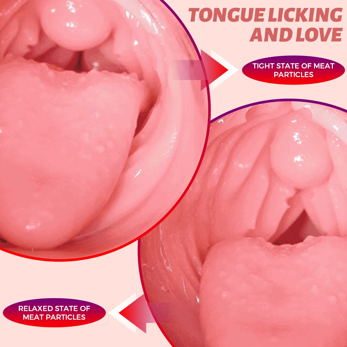 Pocket Pussy Male Masturbator 5D Deep Throat Blow Job Stroker Realistic Mouth with Super Long Tongue Adult Sex Toys for Man