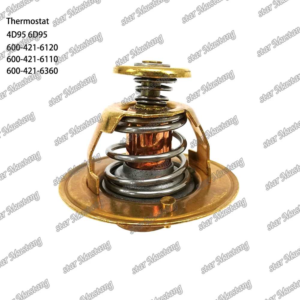 

4D95 6D95 Thermostat 600-421-6120 600-421-6110 600-421-6360 Suitable For Komatsu Engine Parts