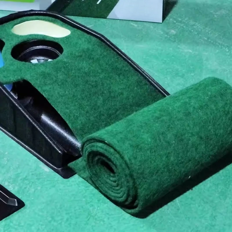 Golf putter practice blanket, indoor and outdoor putter non-slip mat practice blanket