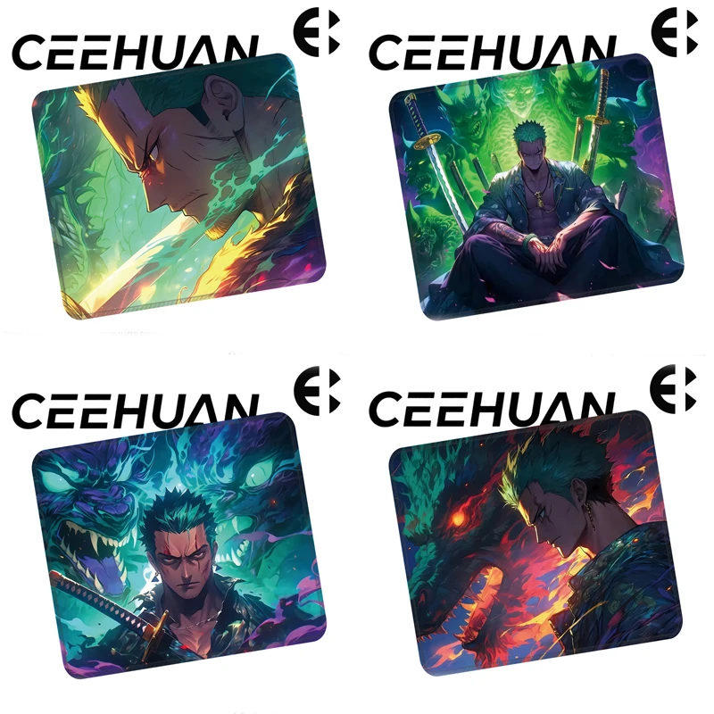 CEEHUAN Anime Gaming Mouse Pad Large Desk Mat Locked Edge Waterproof Fine Surface Boys Esports CS Valorant Extra Large Pad