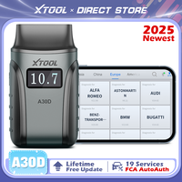 XTOOL Anyscan A30D Bluetooth OBD2 Scanner All Software Lifetime Free Update OBD 2 Diagnostic Tools 19 Resets FCA AutoAuth CAN FD