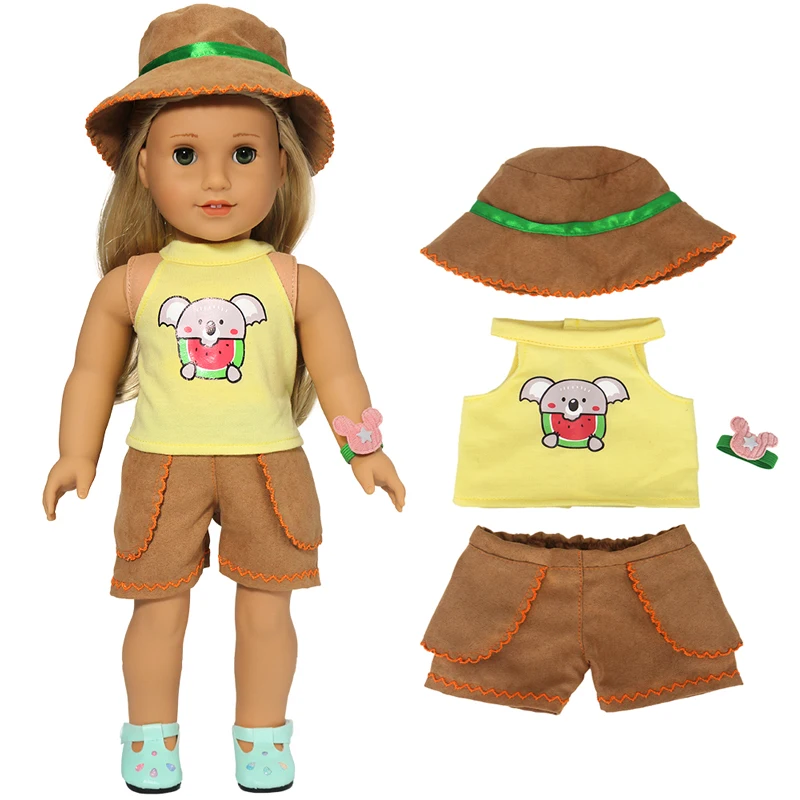 Conjunto de bonecas reborn, pijama, 18 polegadas, brinquedos, presentes para crianças