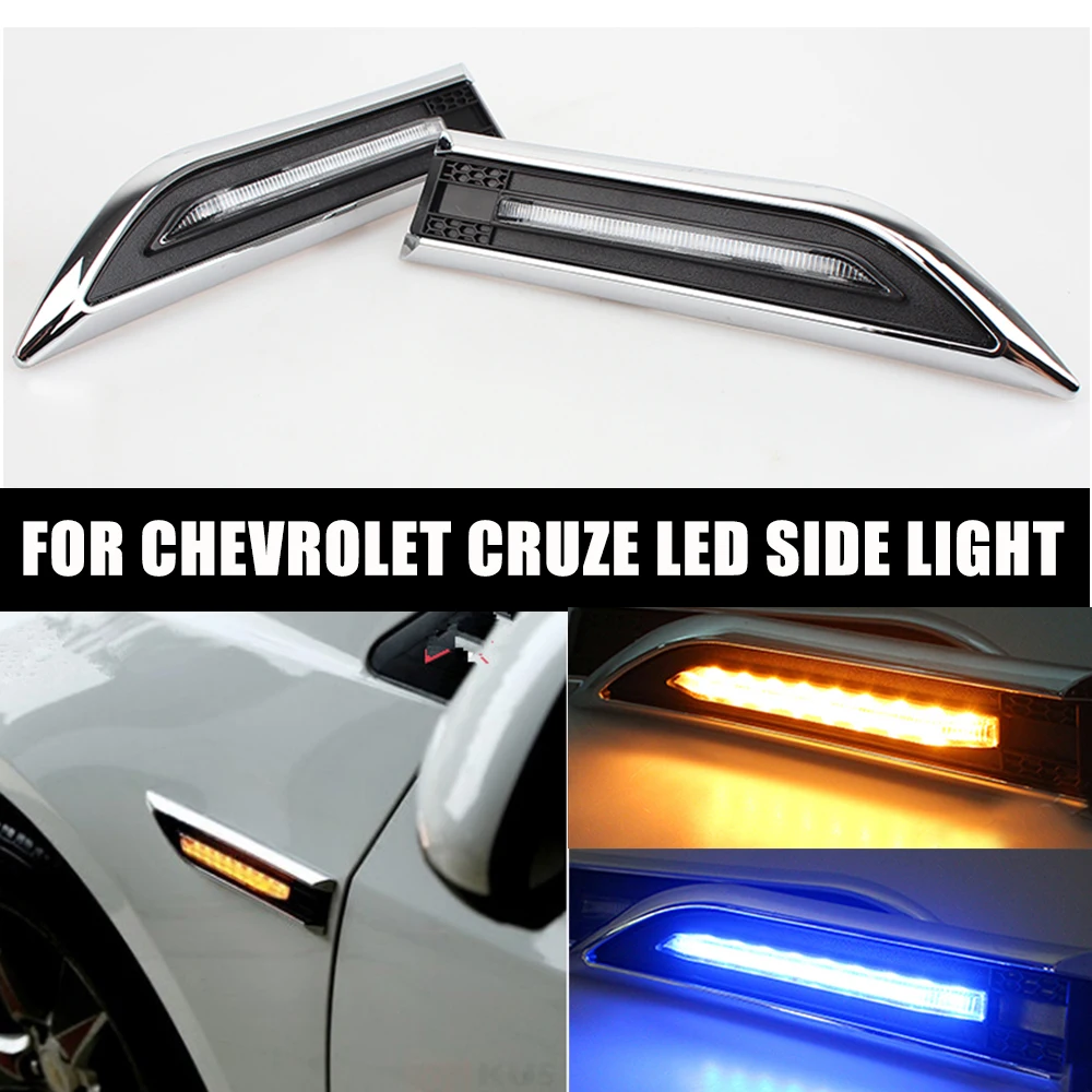 Car Accessories Led Lamp Led Turn Light Led Side Light Side Marker Turn Signal Lights for Chevrolet Cruze Sedan Hatchback