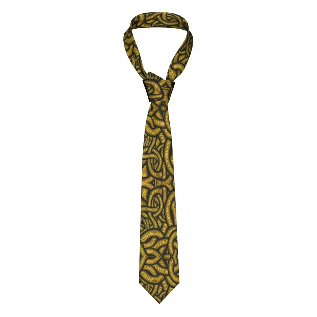 Yayoi Kusama Neckties Men Personalized Silk Pumpkin Aesthetic Neck Tie for Business