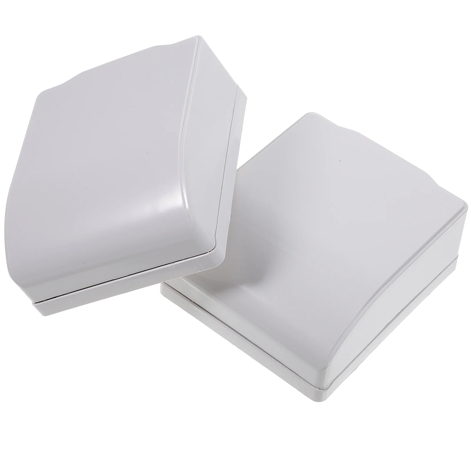 2Pcs Waterproof Wall Socket Covers PVC Material Durable Protective Outlet Box Guard for Home Office School Hospital Restaurant