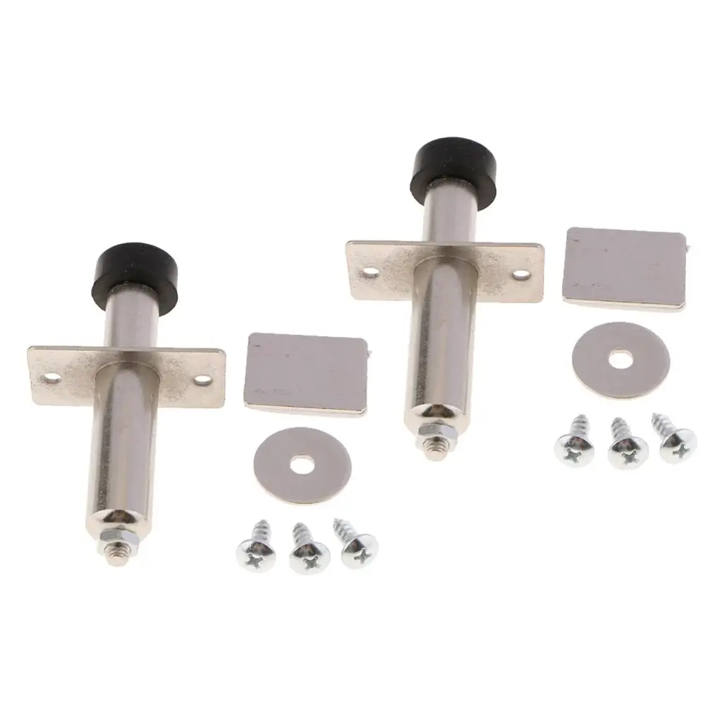 

Stainless Steel Car Door Popper Kits Chrome Quick Release Fastener Universal Door Poppers for Vehicle Bumper Modification