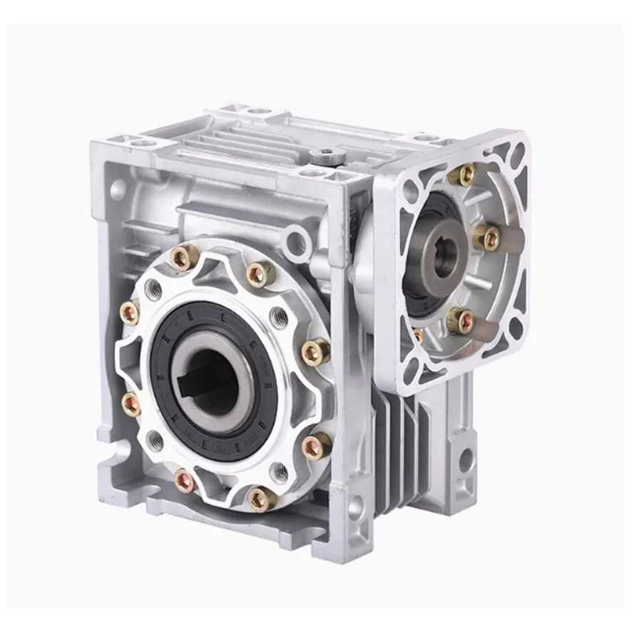 NRV worm gear reducer NRV030/NRV040/NRV050/NRV063/NRV075/NRV090 manual shaft input aluminum shell gearbox