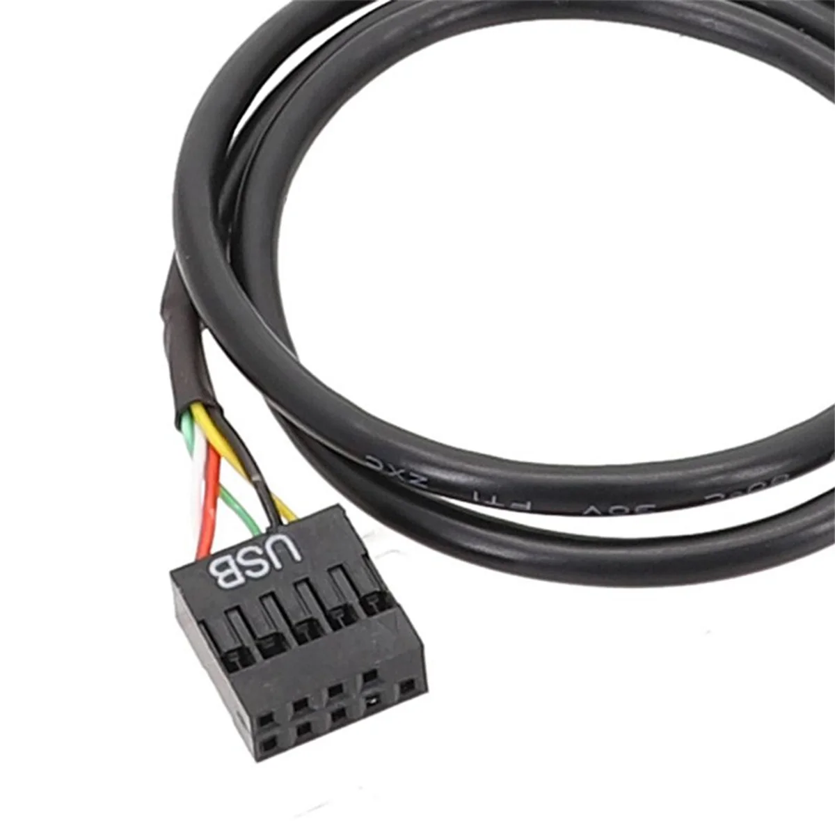 2Pcs USB 9Pin to USB Type C Cable for Computer Motherboard to USBC Secondary Screen PC LCD Screen 9Pin USB Cable Adapter