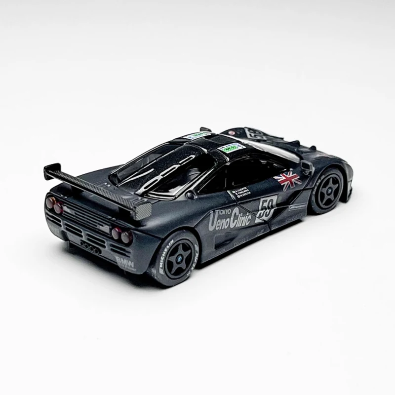 

MINIGT Литой под давлением масштаб 1:64 # 870 GTR 1995, модель автомобиля из сплава Le Mans, готовая коллекция имитаций, украшение, подарок, статический дисплей