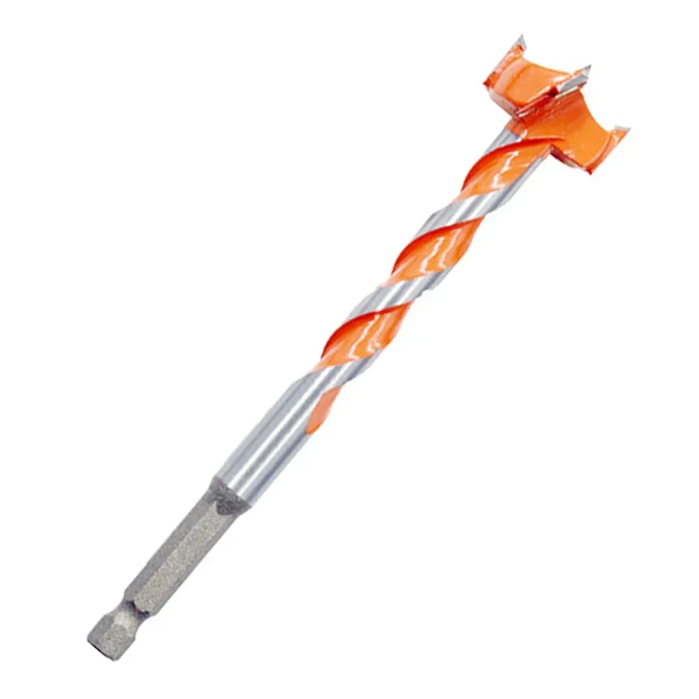 5pcs 16-25mm Alloy Thread Lengthened Hexagonal Handle Woodworking Hole Opener Alloy Drill Bit Power Tool Accessories