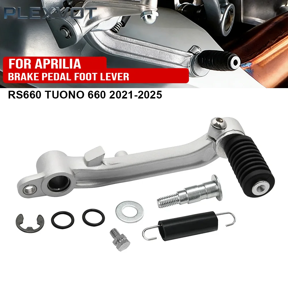 

RS 660 2025 Motorcycle CNC Brake Pedal Foot Lever For Aprilia RS660 2021-2025 Aprilia Tuono 660 2021-2025
