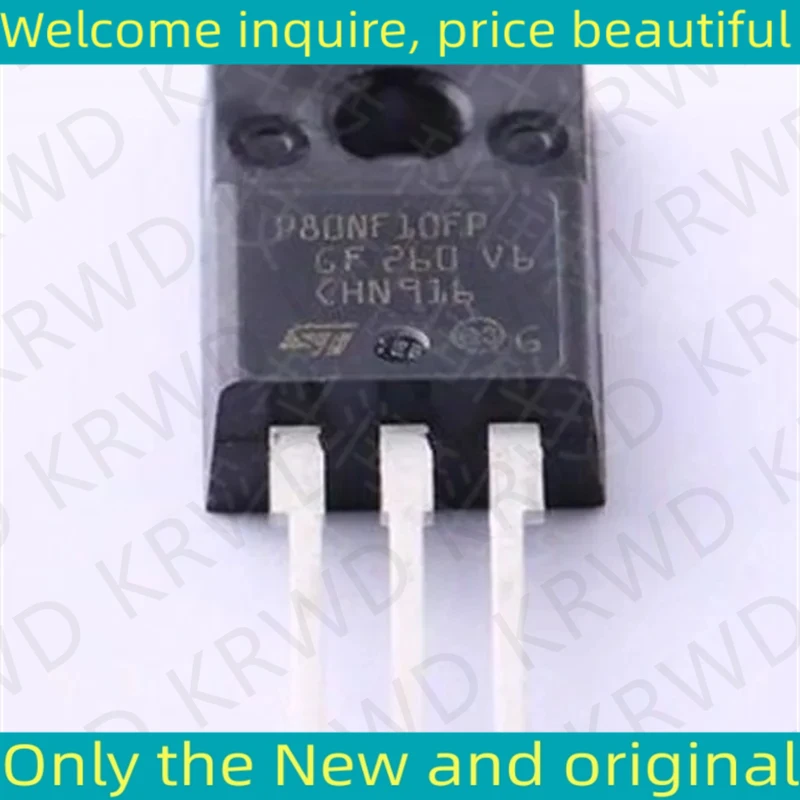 

10PCS P80NF10FP P80NF10F P80NF10 80NF10 New and Original IC Chip TO-220F STP80NF10FP STP80NF10F STP80NF10 STP80NF