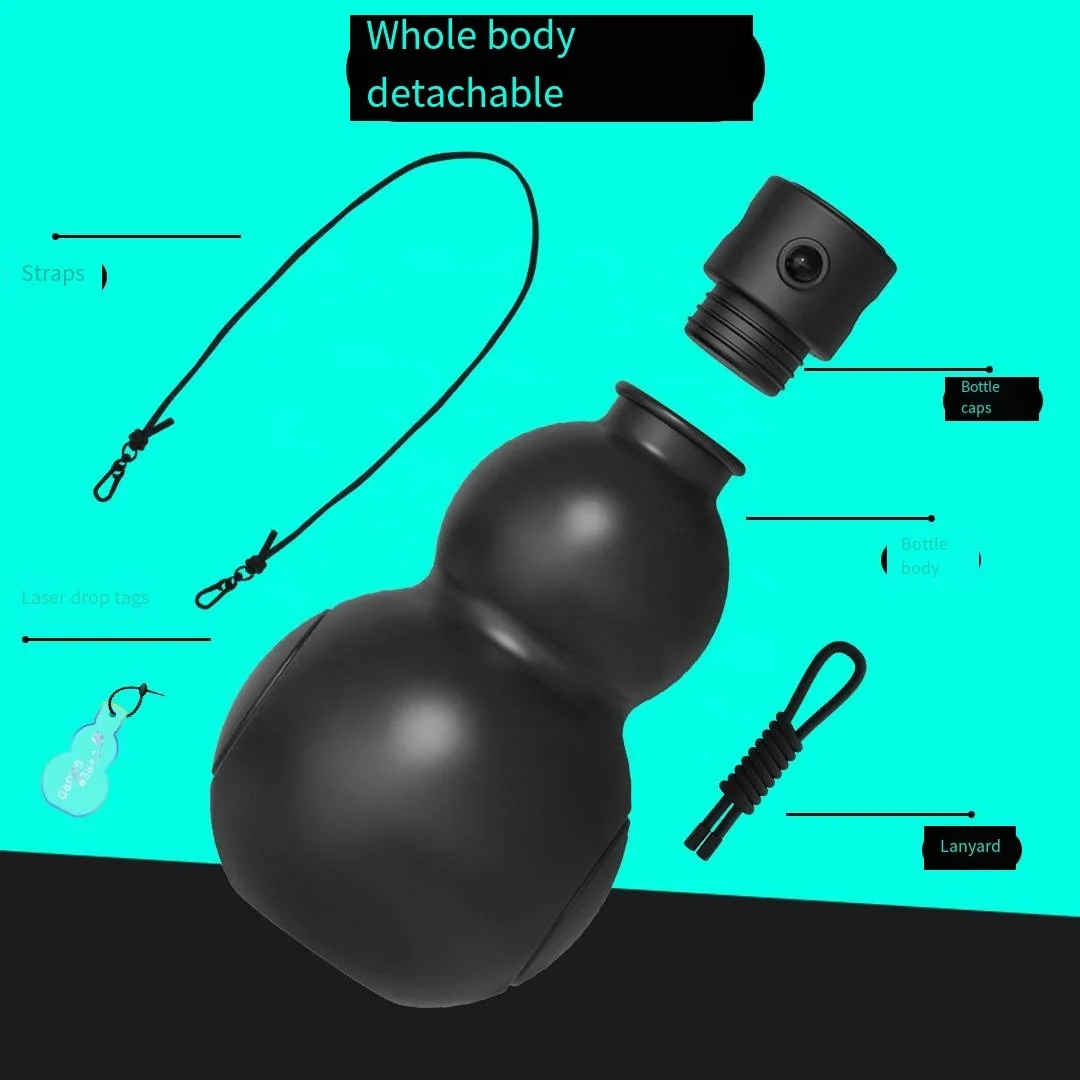 STLF Cybergourd Tritan Material Bicycle Water Bottle Sports Water Cup with Unique Gourd Design Can Hold Hot Water