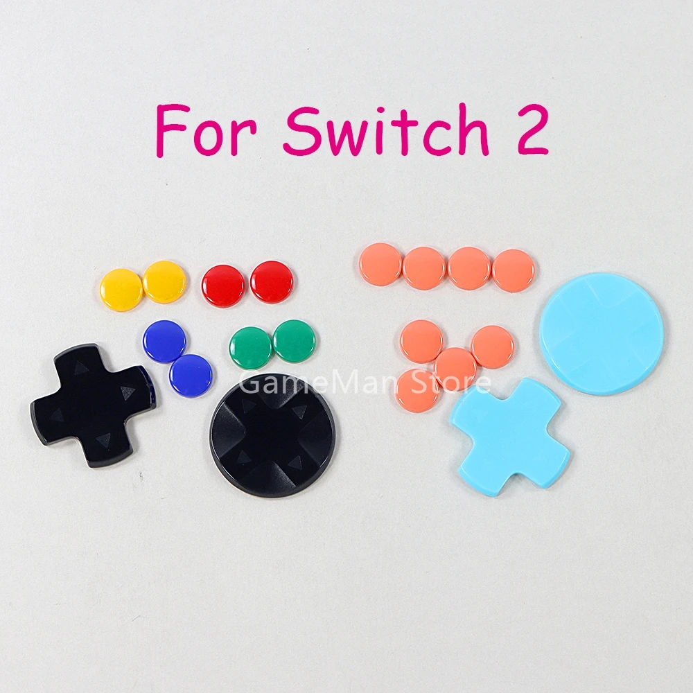 1 مجموعة لنينتندو سويتش 2 D-pad Move مفتاح الصليب ABXY زر ملصق قبضة غطاء تغليف ل Switch2 زر ملصق مجموعة