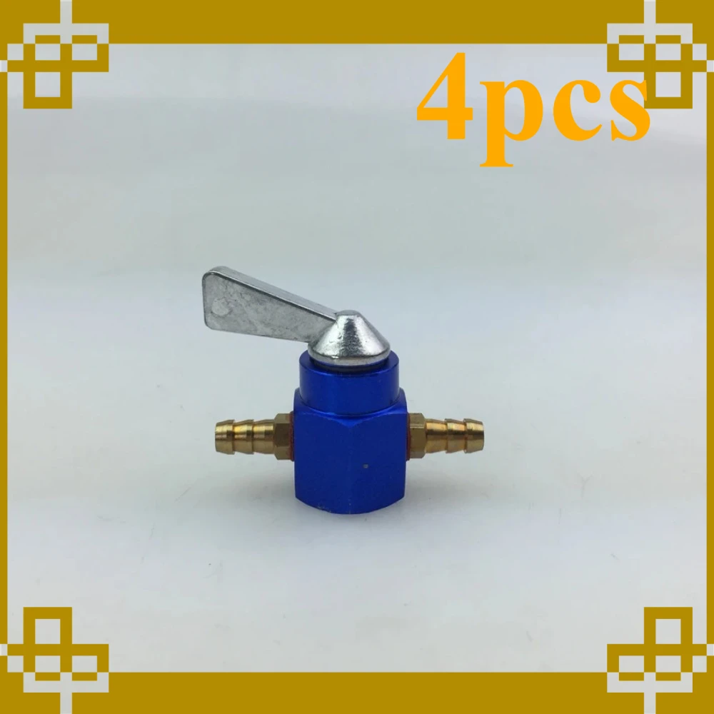 4pcs Motorcycle Modified Parts Switch Through Oil Switch Oil Circuit Switch Oil Tank Tubing