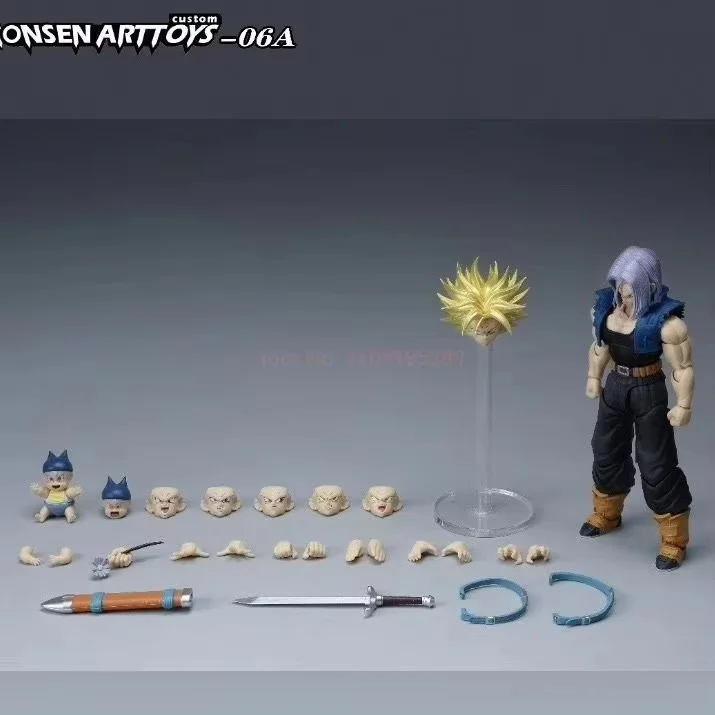 Tonsenarttoys Dragon Ball Z SHF Action Figures Super Saiyan SSJ SSJ2 Trunks Majin Buu Kid Buutenks Custom Accessories Toys Gifts