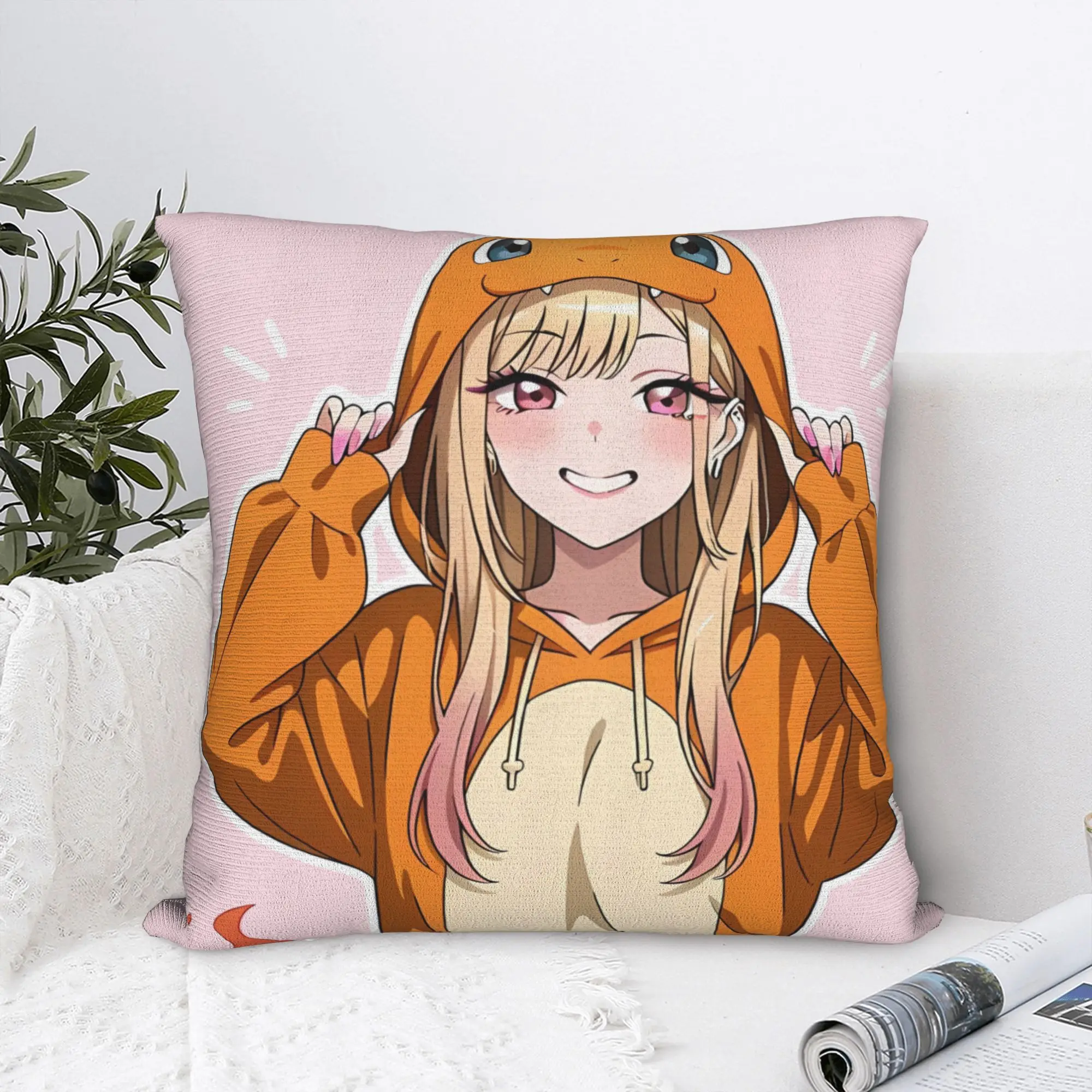 Marin Kitagawa Pillow Case  Print Pillow Cover For Wedding Party Home Decor Vintage Pillowcases