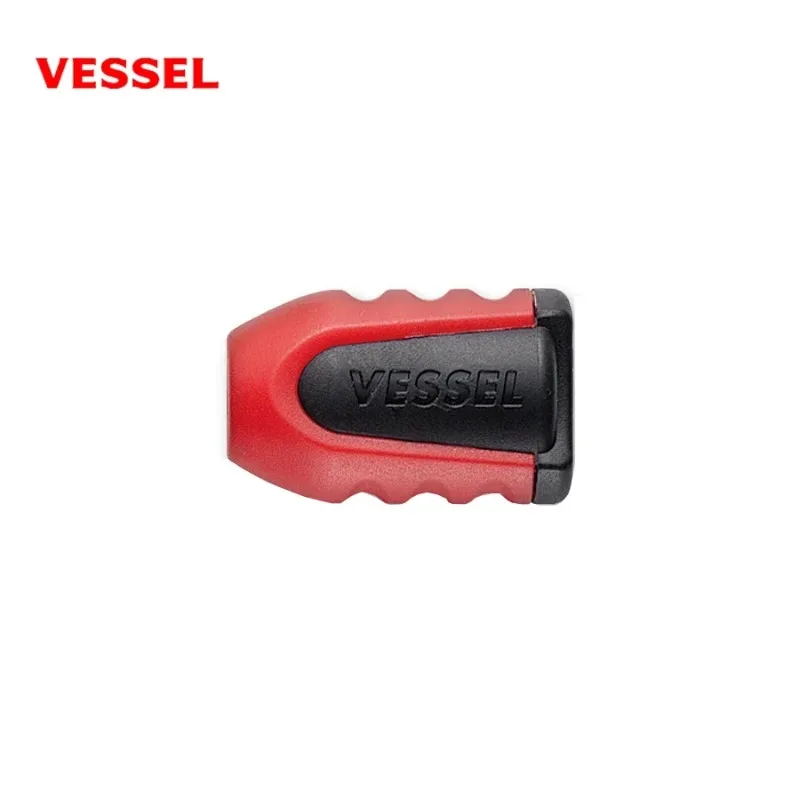 VESSEL NMC-2P Magnetizer & Demagnetizer - Magnetic Sleeve for Screwdriver/Drill Bits (Up to 6.4MM Diameter, JIS)