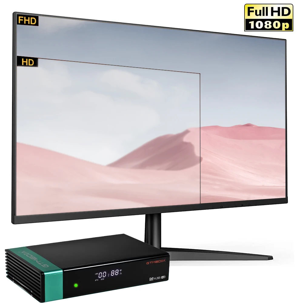 UK GTMEDIA V8X récepteur TV HD Satellite H.265 DVB-S2X/S2/S 1080P intégré 2.4G WIFI Ethernet décodeur DLNA SAT2IP CCAM M3U