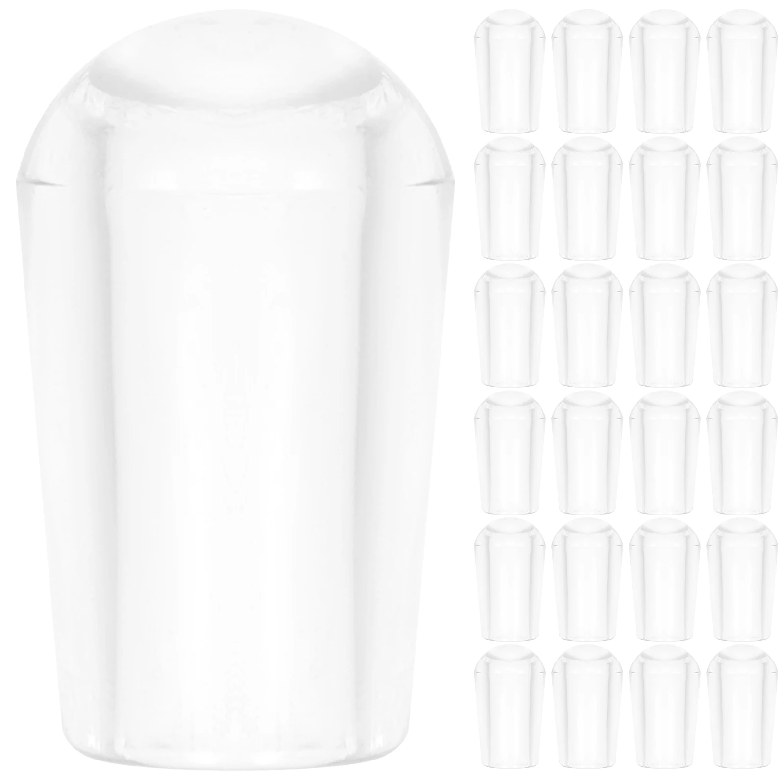 

100pcs Hanger Caps Round Tip Covers For Clothes Rack Tine Caps Hanger Wire Protector Shelf Organizer Prong Rack Tine Cap