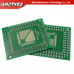 5PCS FQFP TQFP 32 44 64 80 100 LQFP to DIP Transfer Board DIP Pin Board Pitch Adapter