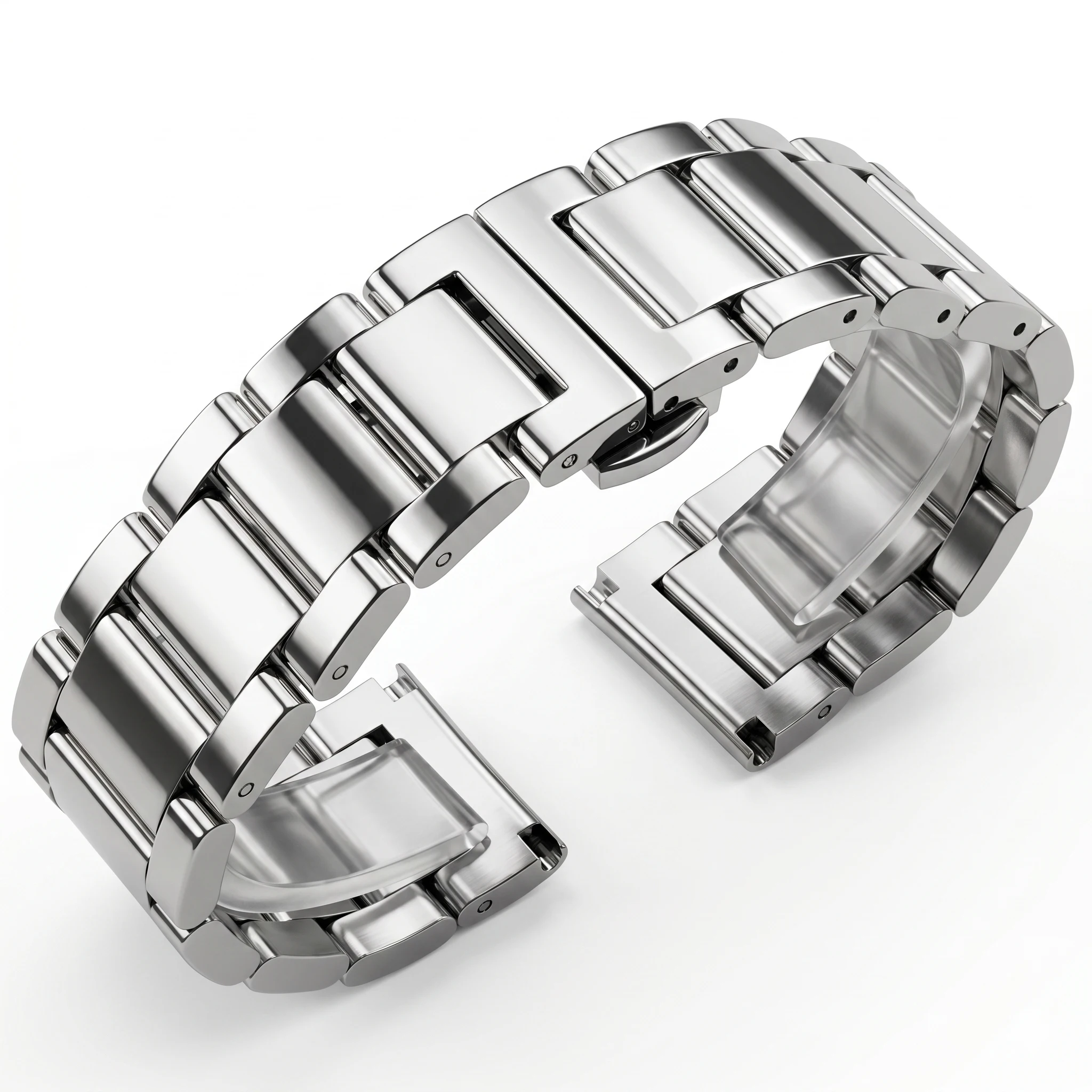 Solide En Acier Inoxydable 316L Bracelets Argent 18mm 20mm 21mm 22mm 23mm 24mm Métal Montre bande Bracelet Poignet Montres Bracelet