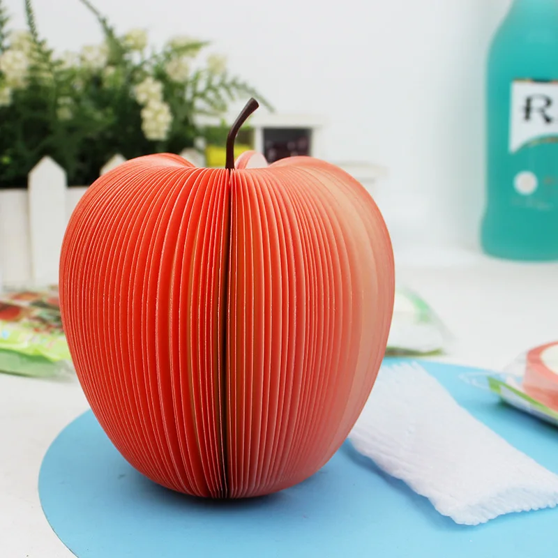 Creative Apple Sticky Note Paper Stationery Offices Accessories Bookmarks Supplies Notebooks Writing Pads Office School