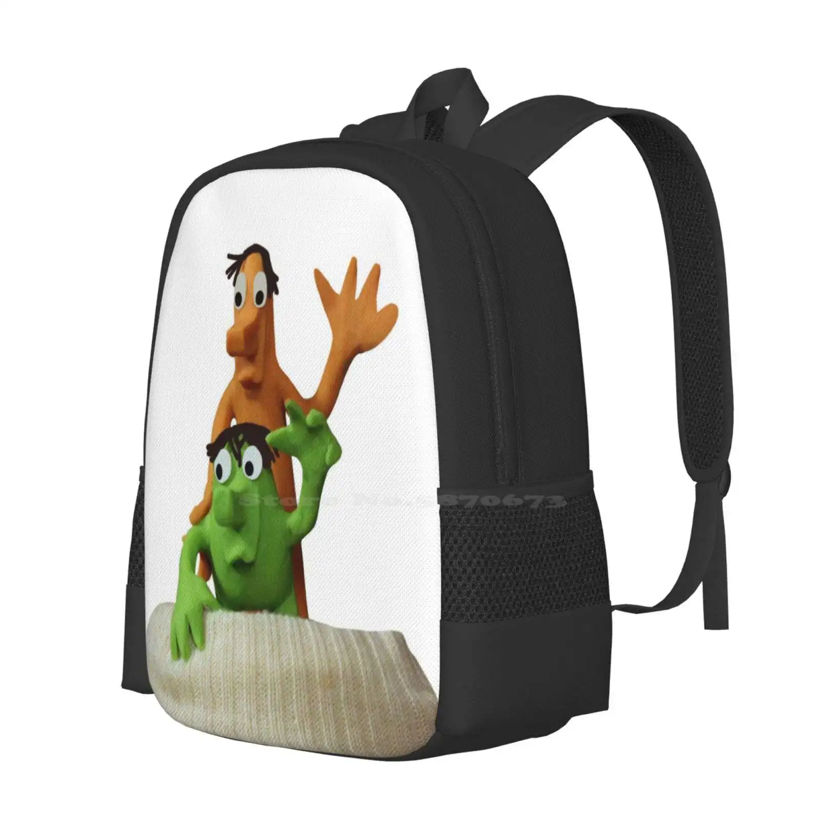 Friedrich And Friedrich - Luzie, The Horror Of The Street Hot Sale Schoolbag Backpack Fashion Bags Plasticine Friedrich Luzie