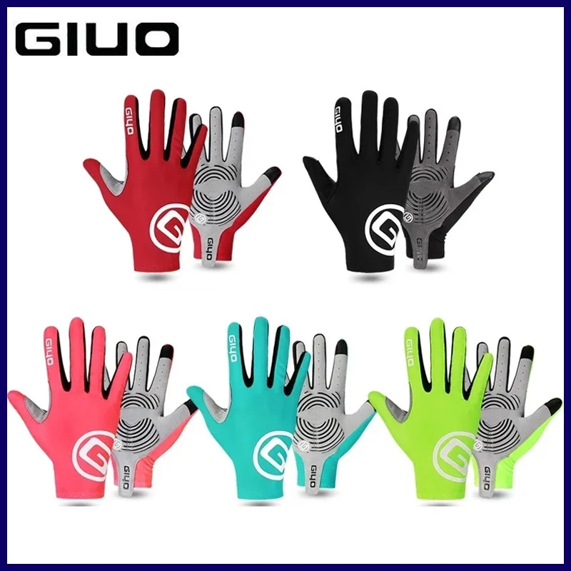 Cycling Full Finger Gloves Touch Screen Anti-slip Bicycle Road Bike Long Glove