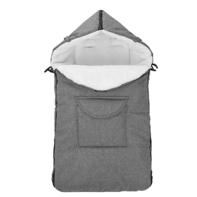 

New Baby Winter Thick Sleeping Bags Warm Baby Sleepsack Envelope For Newborn Infant Windproof Stroller Cushion Footmuff Pram
