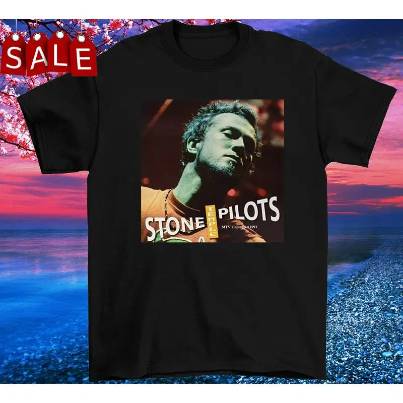 Camiseta STONE TEMPLE PILOTS preta masculina e feminina 1993 tamanho S 5XL MR403
