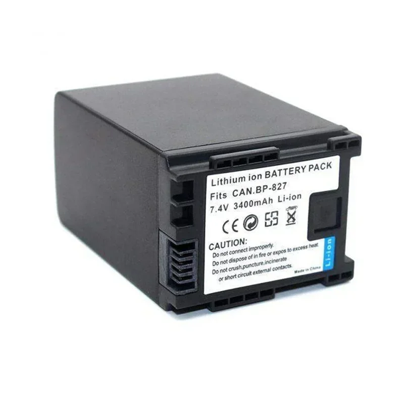 BP-827 BP827 BP819 BP808 Bateria de câmera para Canon HG20 HG21 FS10 FS11 FS100 FS200 FS21 FS22 HF200 HF20 HF100 HFS100 HFS10