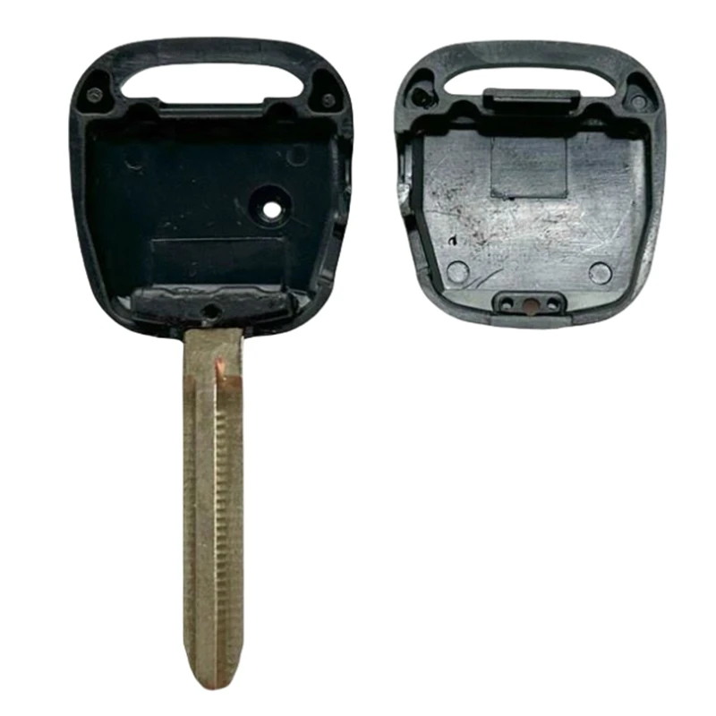 XIEAILI OEM 10 pièces 2 boutons latéraux coque de clé de remplacement coque de clé à distance pour Toyota Carina Estima Harrier avec lame TOY43