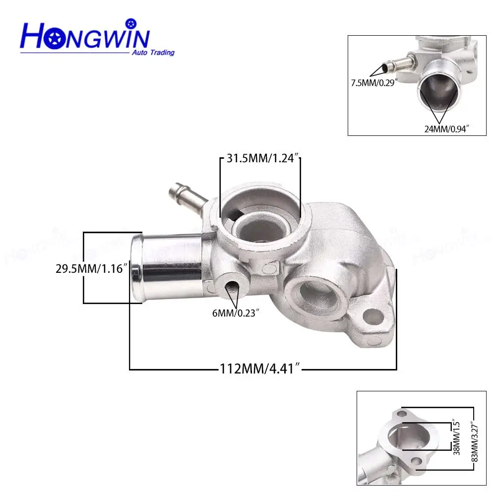 1PC 17560-78A30 17560-78A31 New Engine Coolant Assembly Thermostat Housing For Suzuki Carry Every Van Mastervan Mazda Scrum - view 2