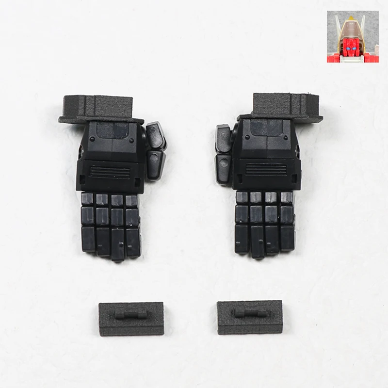 TIM Design-Kit de mise à niveau à main mobile, Transformation Titans Return, SIXSHOT God Ginrai Overlord Black Shadow, Rodimus Prime