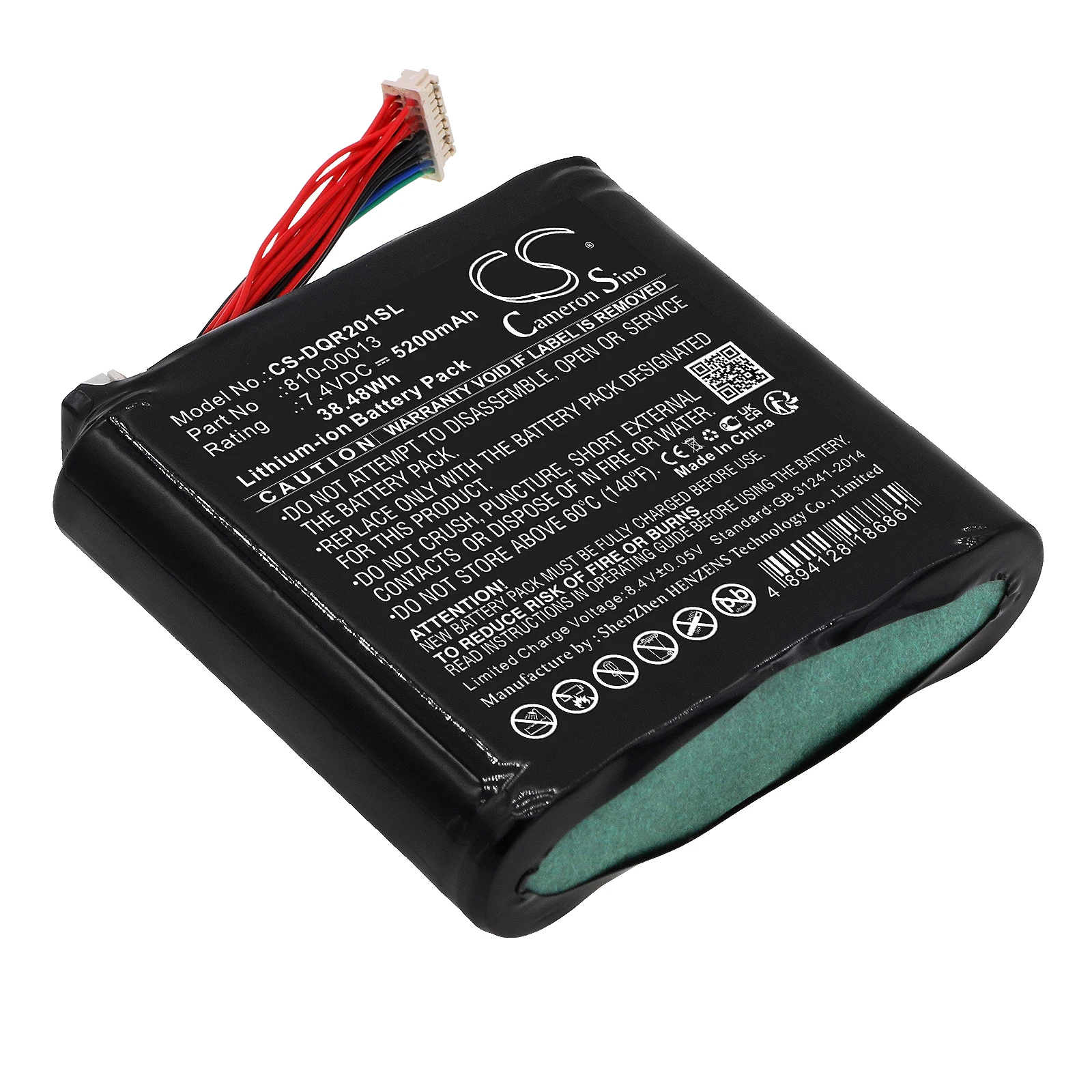 

Cameron Sino 7.4V 5200mAh VR battery 810-00013 for DAQRI Smart Glasses, DQR002001 +TOOL